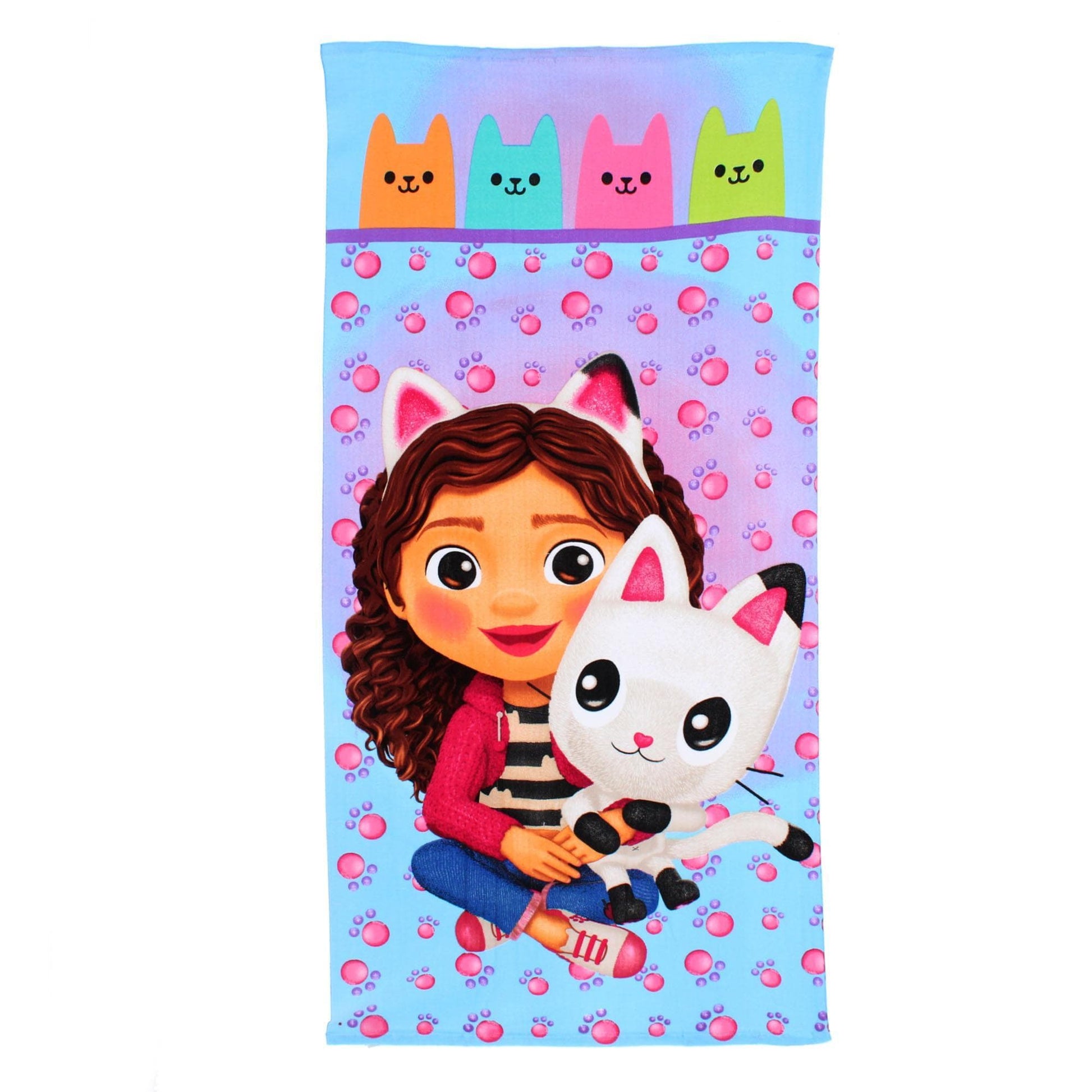 Textiel Trade Girl's Gabby's Dollhouse Beach Towel