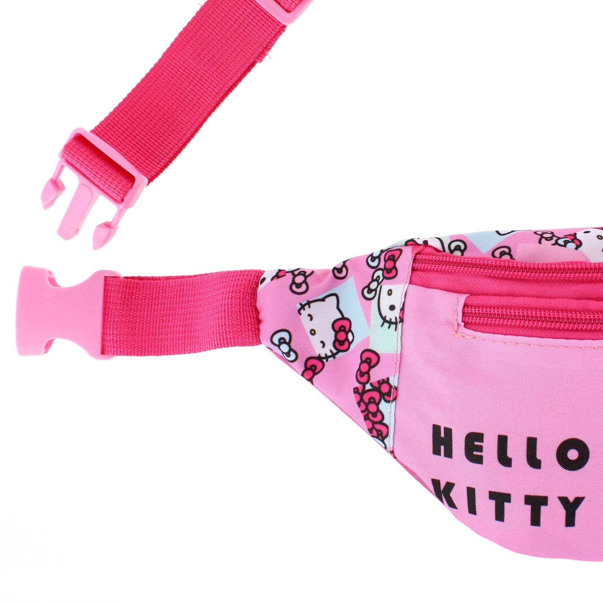 Textiel Trade Girl's Hello Kitty Adjustable Fanny Pack - Pink