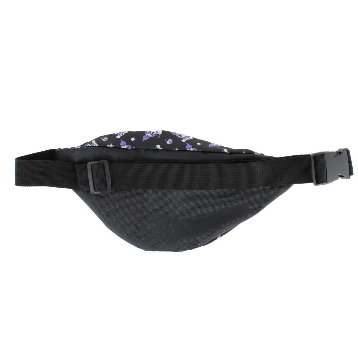 Textiel Trade Girls Sanrio Kuromi Waist Fanny Pack - Black