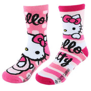 Girl's Sanrio Hello Kitty Snuggle No-Slip Socks (2 Pairs)