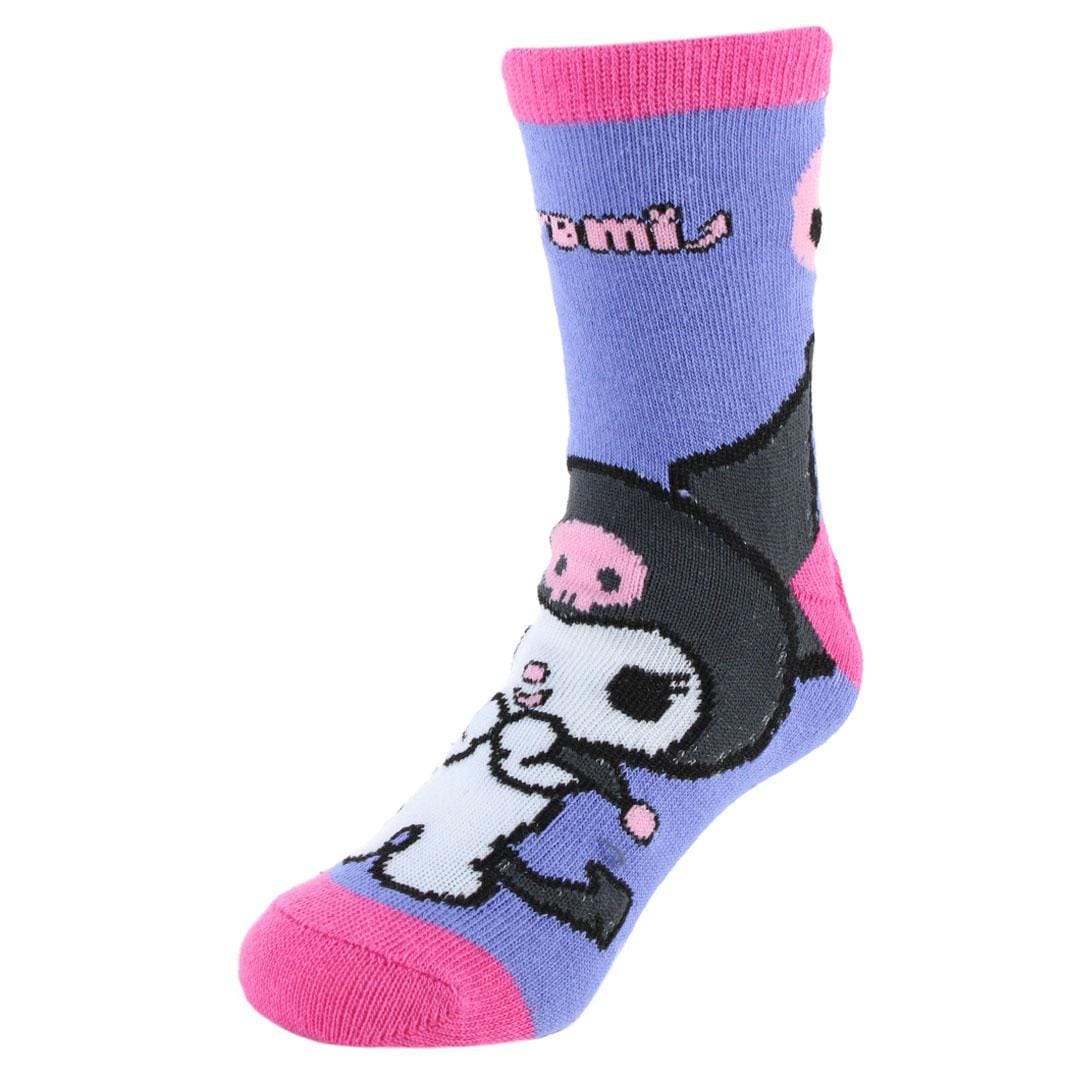 Textiel Trade Girl's Sanrio Hello Kitty Kuromi Novelty Socks (3 Pairs) - Multiple