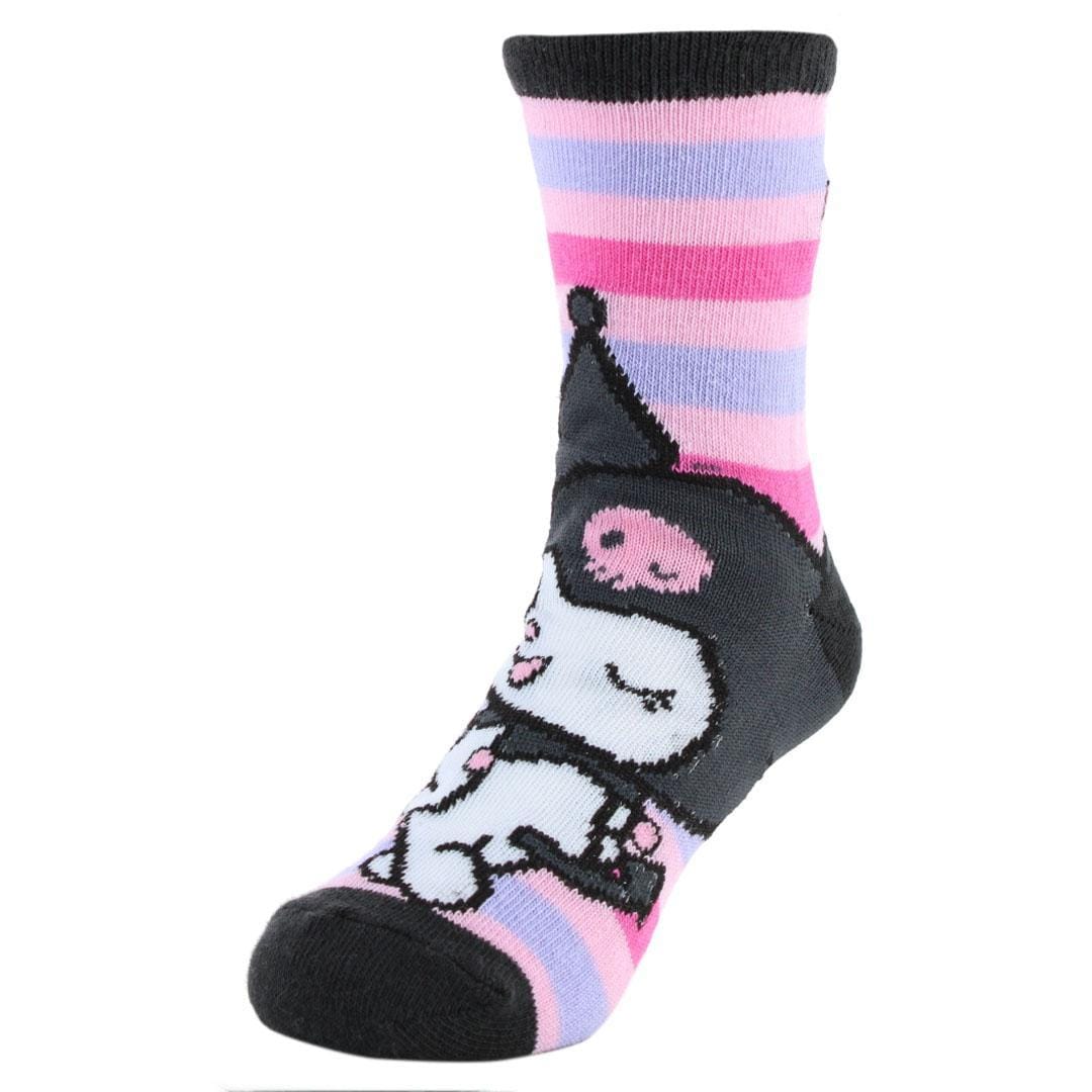 Textiel Trade Girl's Sanrio Hello Kitty Kuromi Novelty Socks (3 Pairs) - Multiple