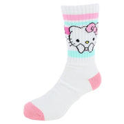 Girl's Sanrio Hello Kitty Ribbed Athletic Socks (2 Pair)