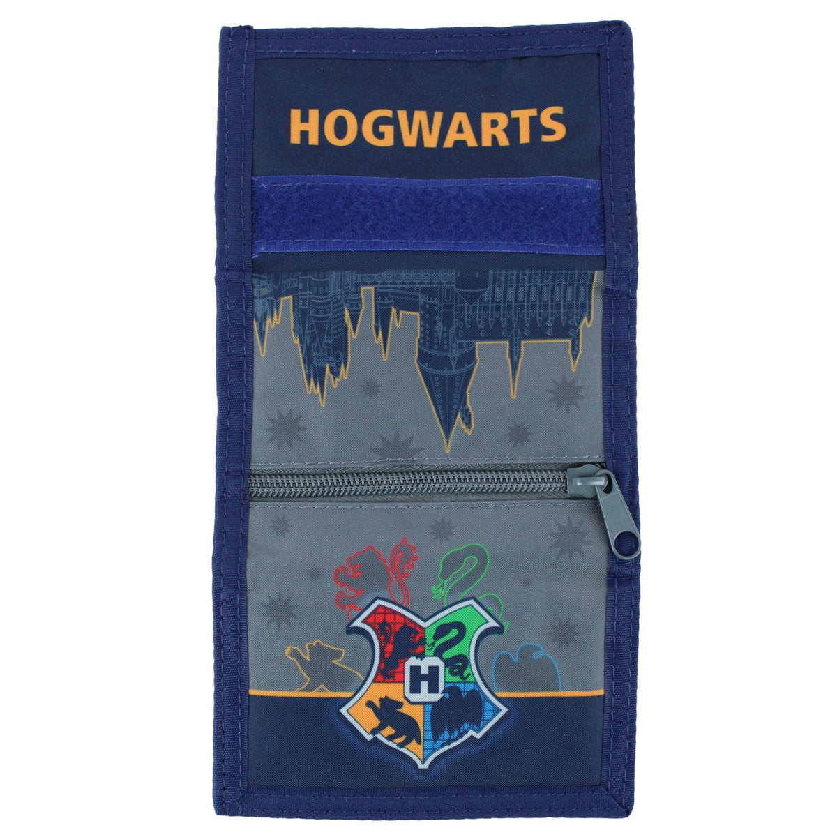 Textiel Trade Universal's Kid's Harry Potter Houses Tri-Fold Wallet - Blue
