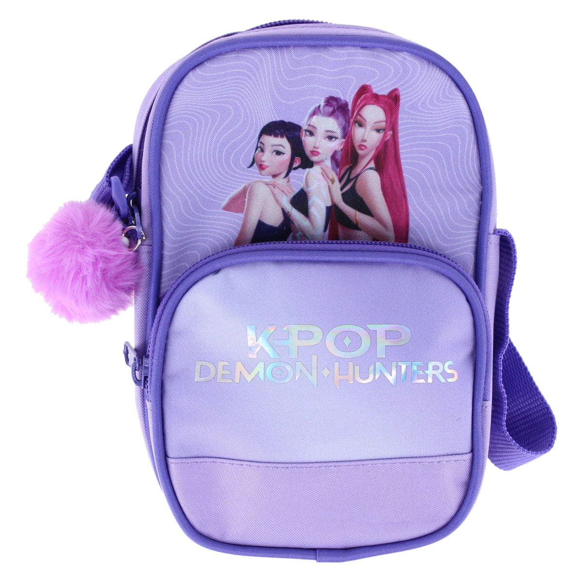 Textiel Trade Kid's KPop Demon Hunters Shoulder Bag - Purple