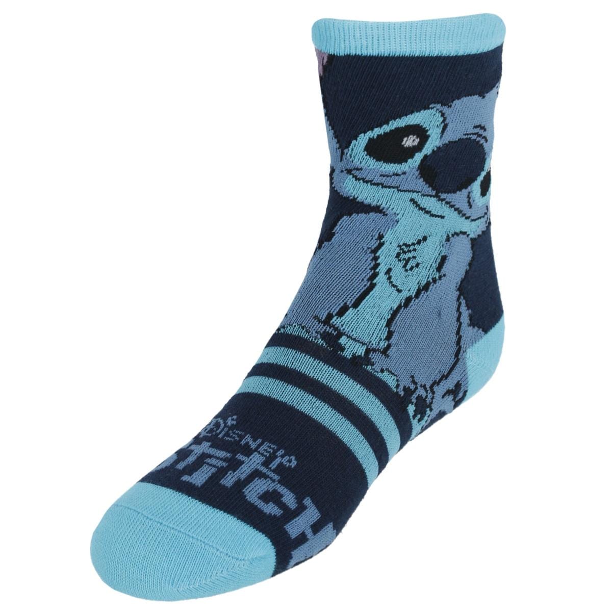 Textiel Trade Kid's Disney's Lilo & Stitch Fun Novelty Socks (3 Pair) - Blue