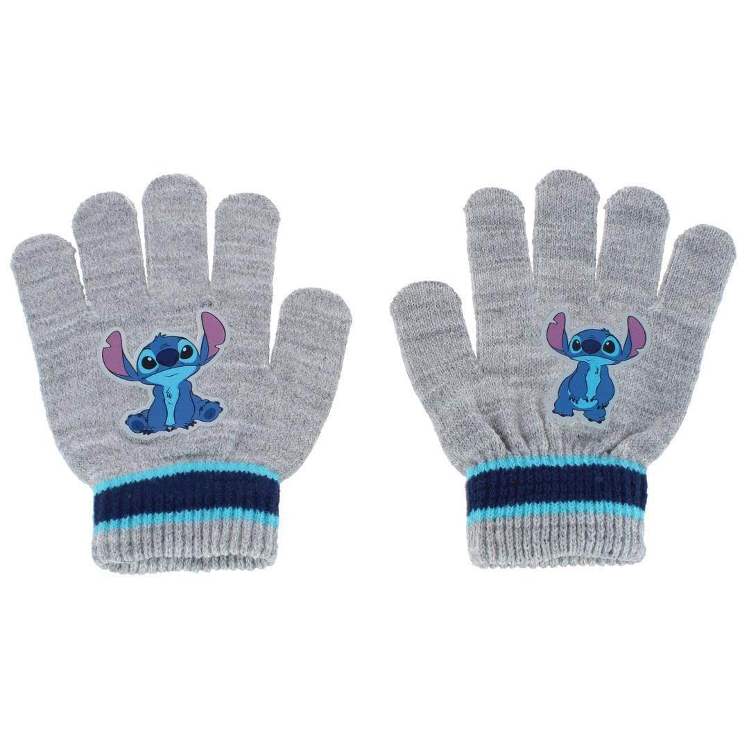 Textiel Trade Boy's Disney Stitch Winter Beanie and Gloves Set - Dark Blue