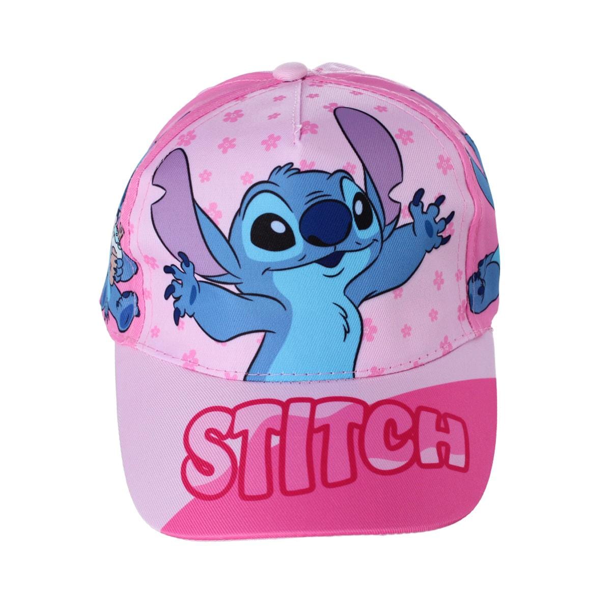 Textiel Trade Girls Stitch Character Panel Baseball Cap - Girls Stitch Character Panel Baseball Cap