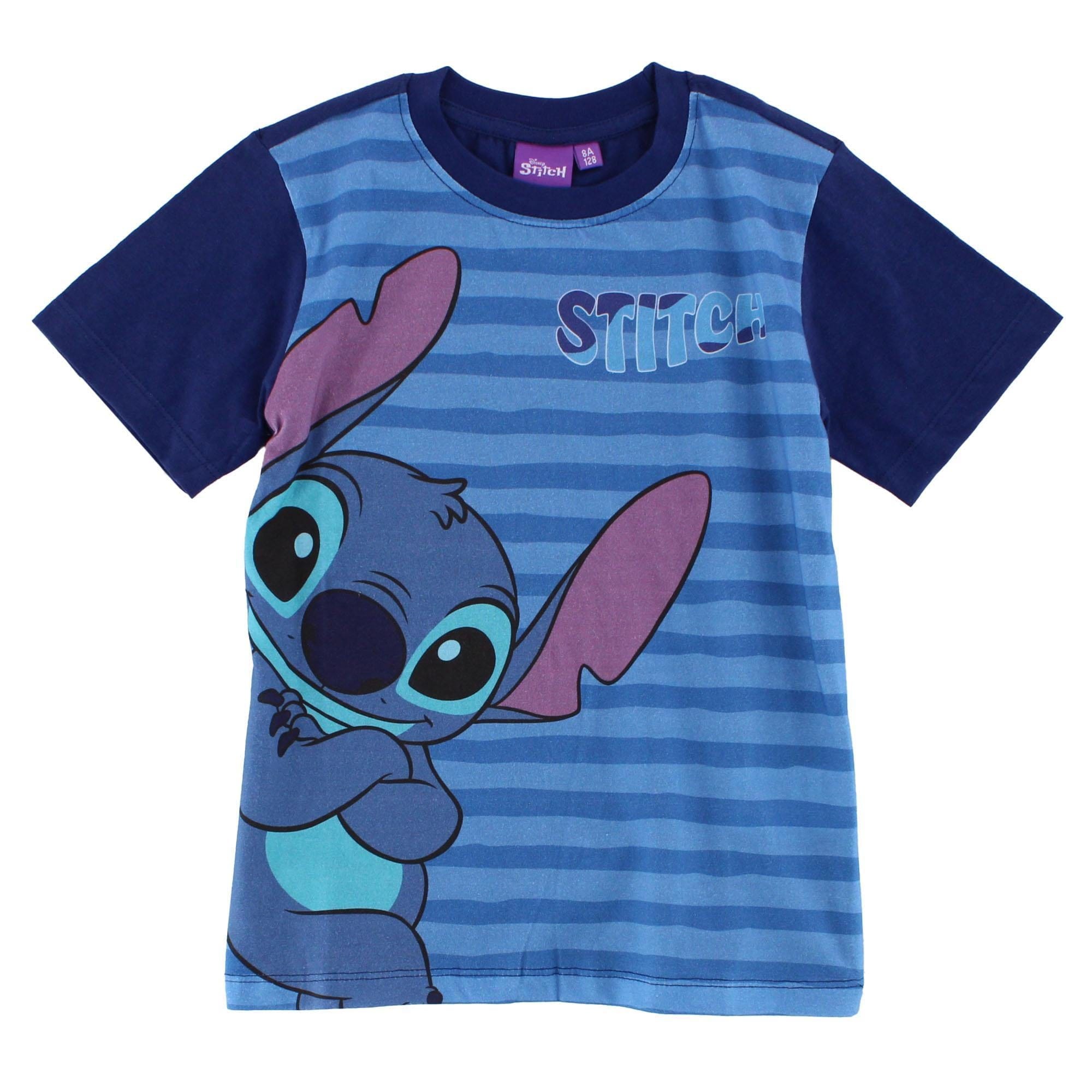 Textiel Trade Boys Stitch Short Pajama Set - Dark Blue