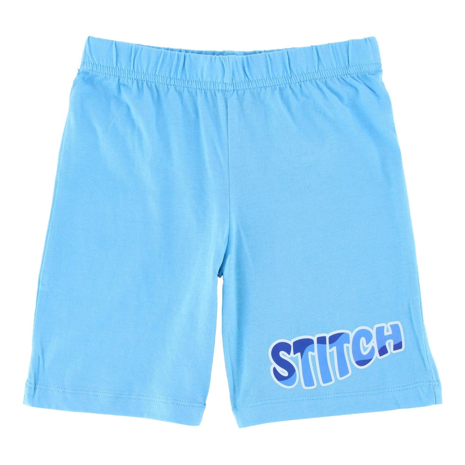 Textiel Trade Boys Stitch Short Pajama Set - Light Blue