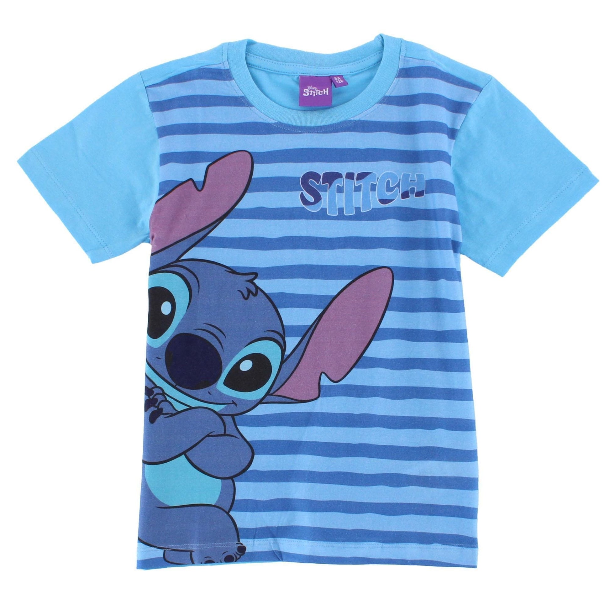 Textiel Trade Toddler Boys Stitch Short Pajama Set - Light Blue