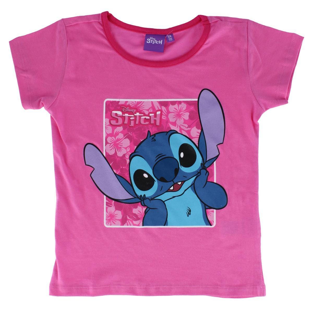 Textiel Trade Girl's Lilo & Stich Short Pajama Set - Pink