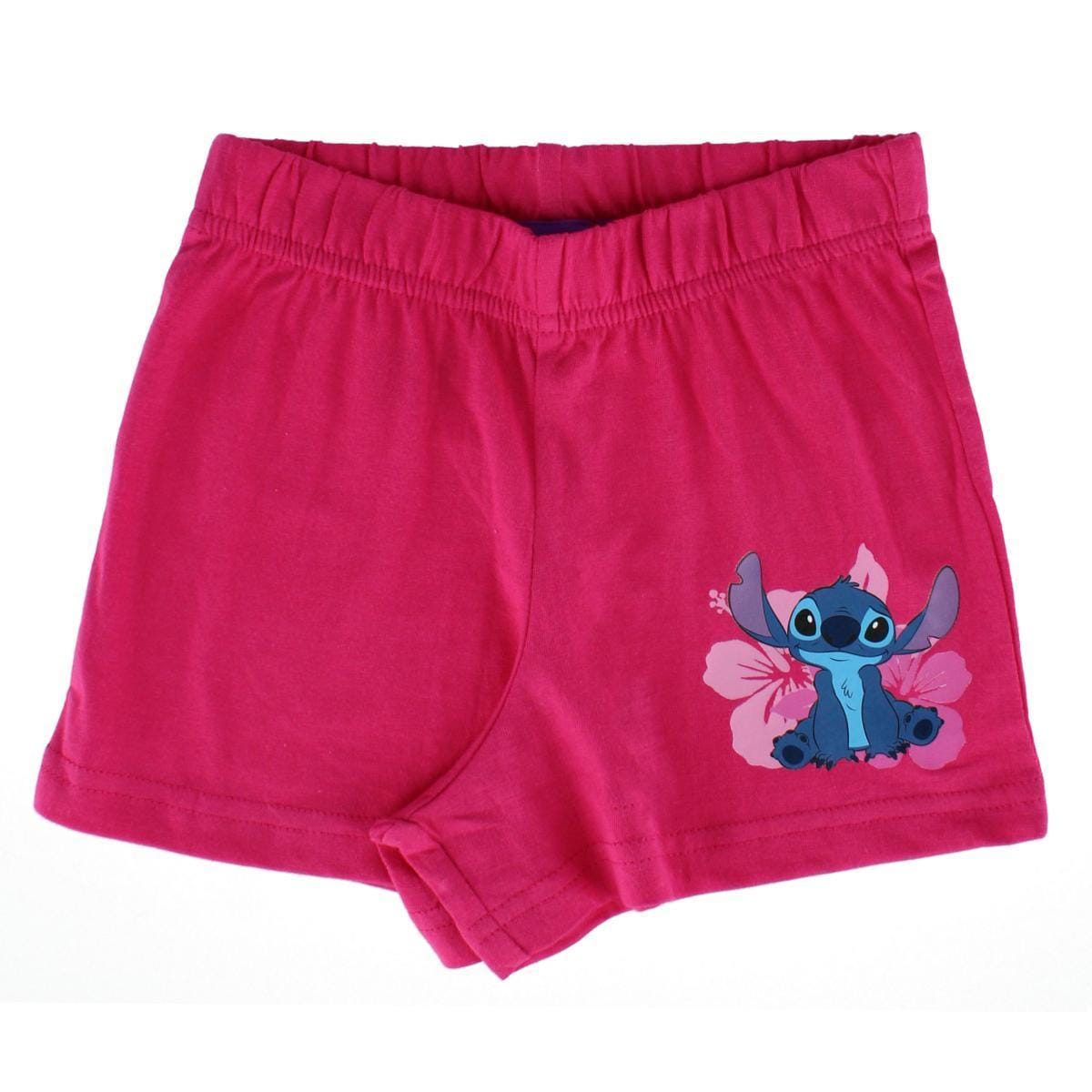 Textiel Trade Girl's Lilo & Stich Short Pajama Set - Pink