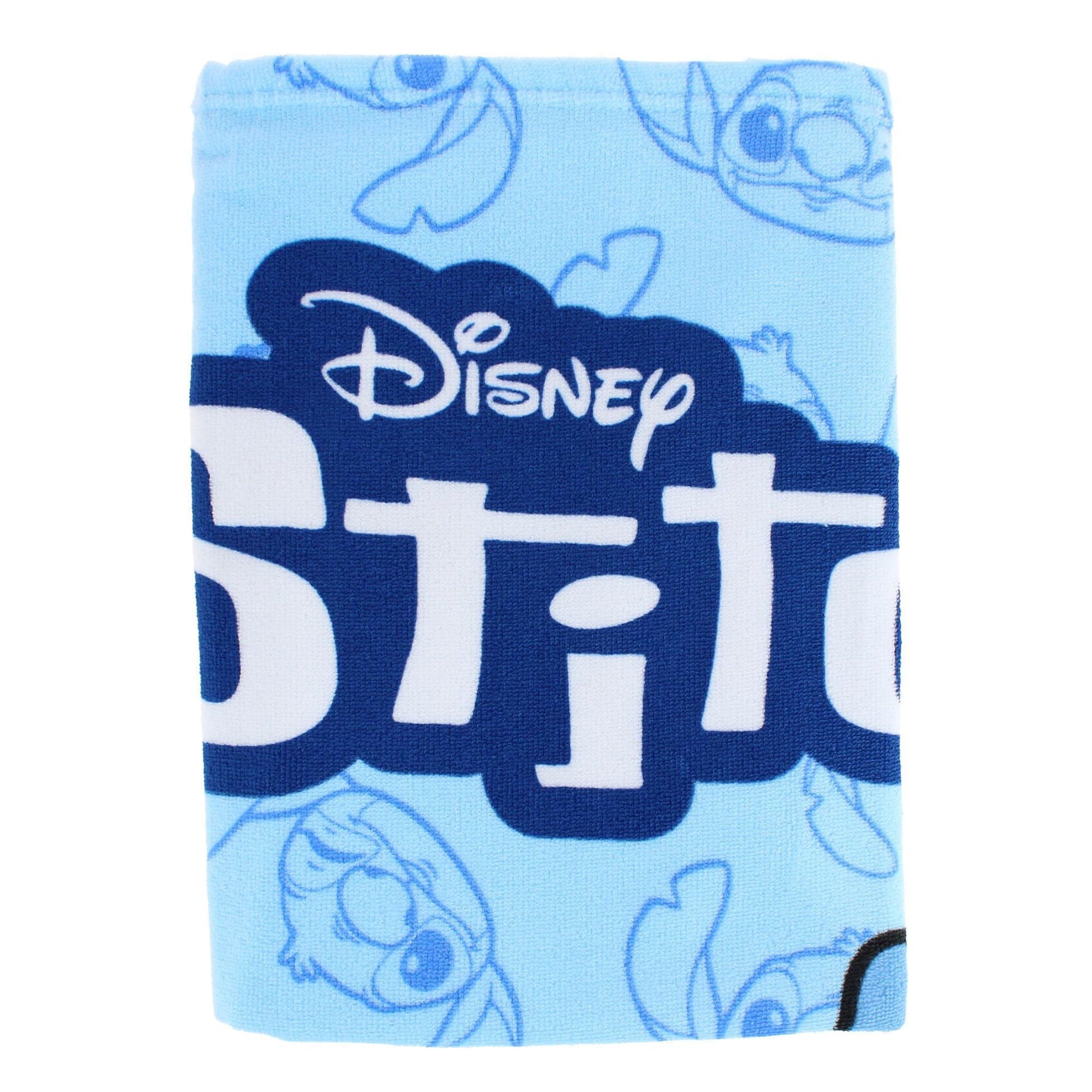 Textiel Trade Kids' Disney Lilo & Stitch Large Print Beach Towel - Blue