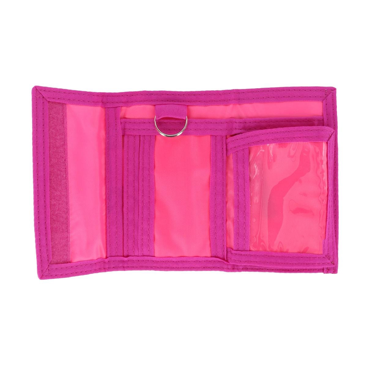Textiel Trade Kid's LOL Surprise Hook and Loop Closure Tri-Fold Wallet - Hot Pink
