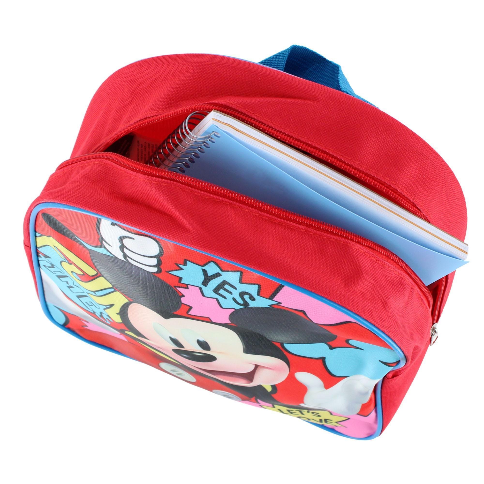Textiel Trade Kids Mickey Mouse 12 Inch Backpack - Red
