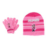 Girl's One Size Fits Most Disney Minnie Mouse Hat and Glove Winter Set