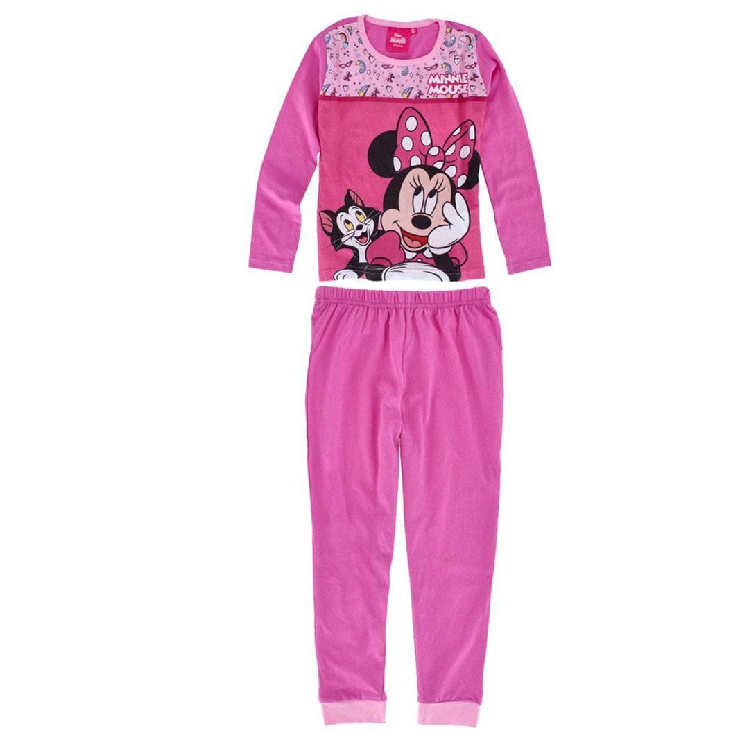 Textiel Trade Girl's Minnie Mouse Long Sleeve Pajama Set