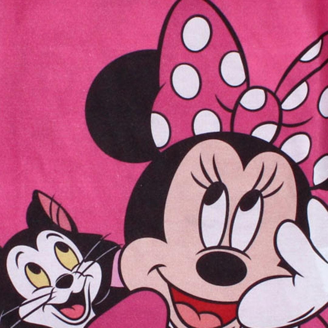 Textiel Trade Girl's Minnie Mouse Long Sleeve Pajama Set - Pink