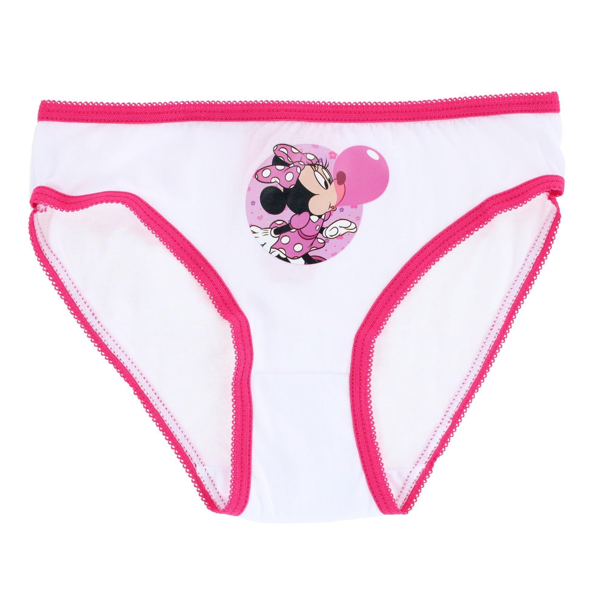 Textiel Trade Girl's Minnie Mouse Briefs (3 Pack) - Pink
