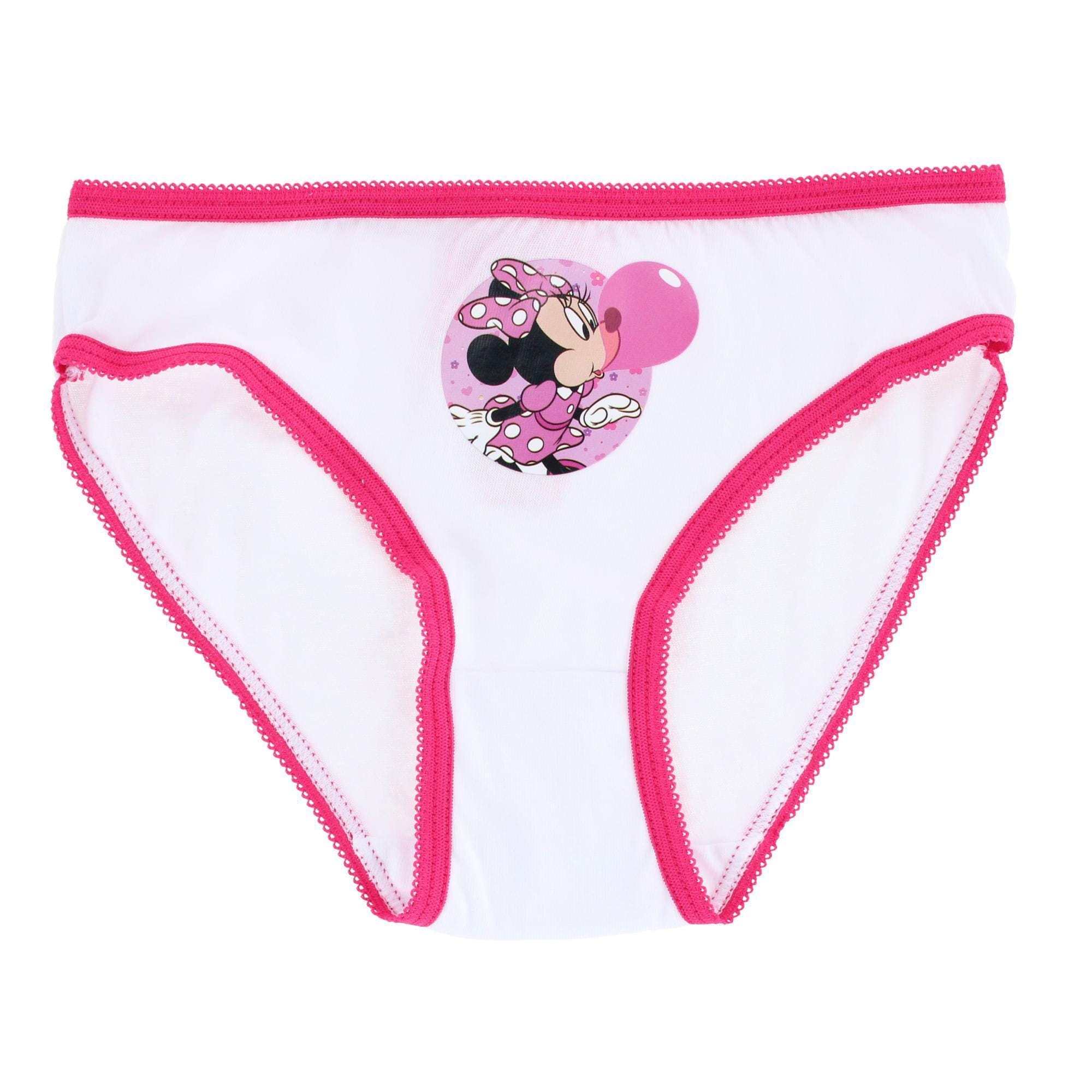 Textiel Trade Girl's Minnie Mouse Briefs (3 Pack) - Pink