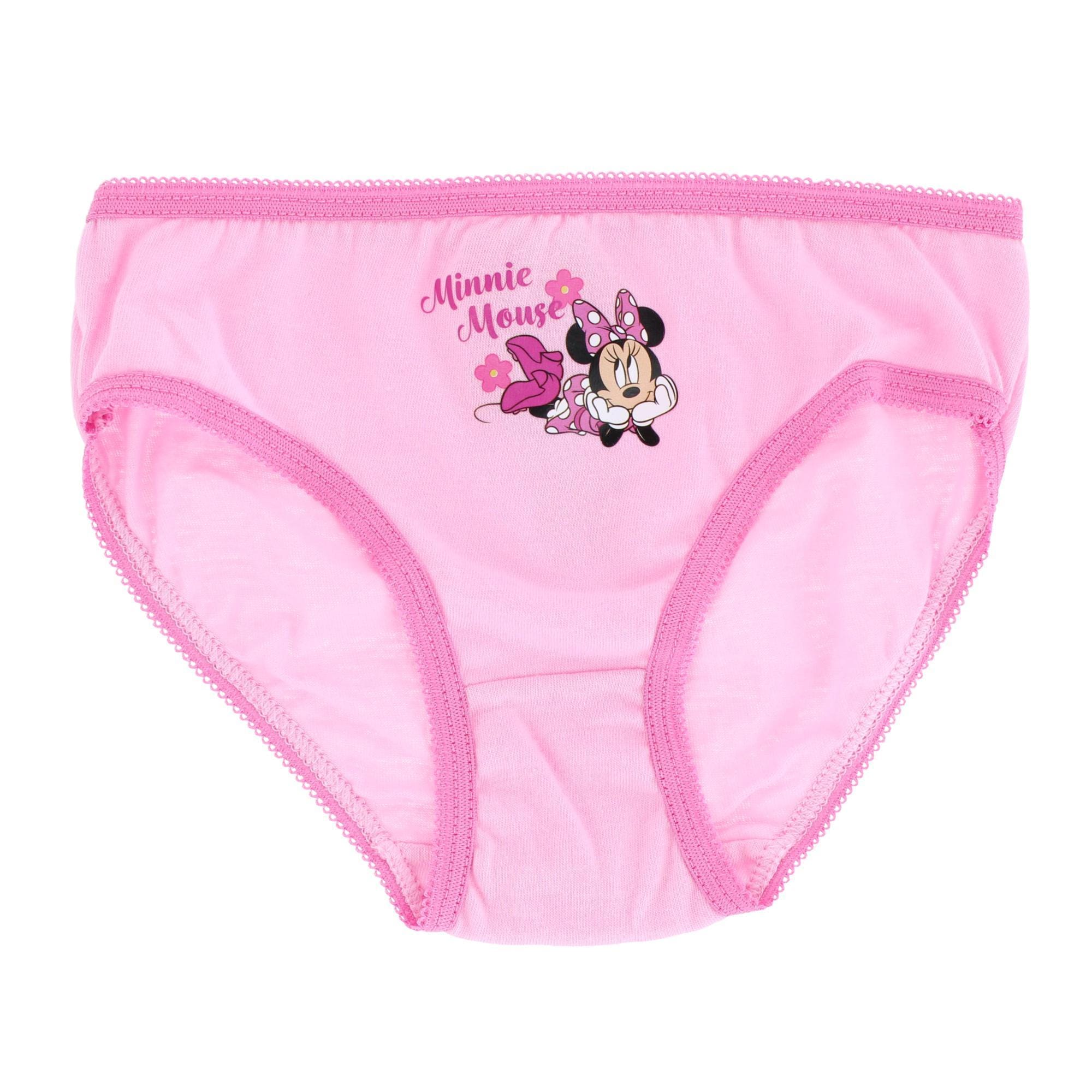 Textiel Trade Toddler Girl's Minnie Mouse Briefs (3 Pack) - Pink