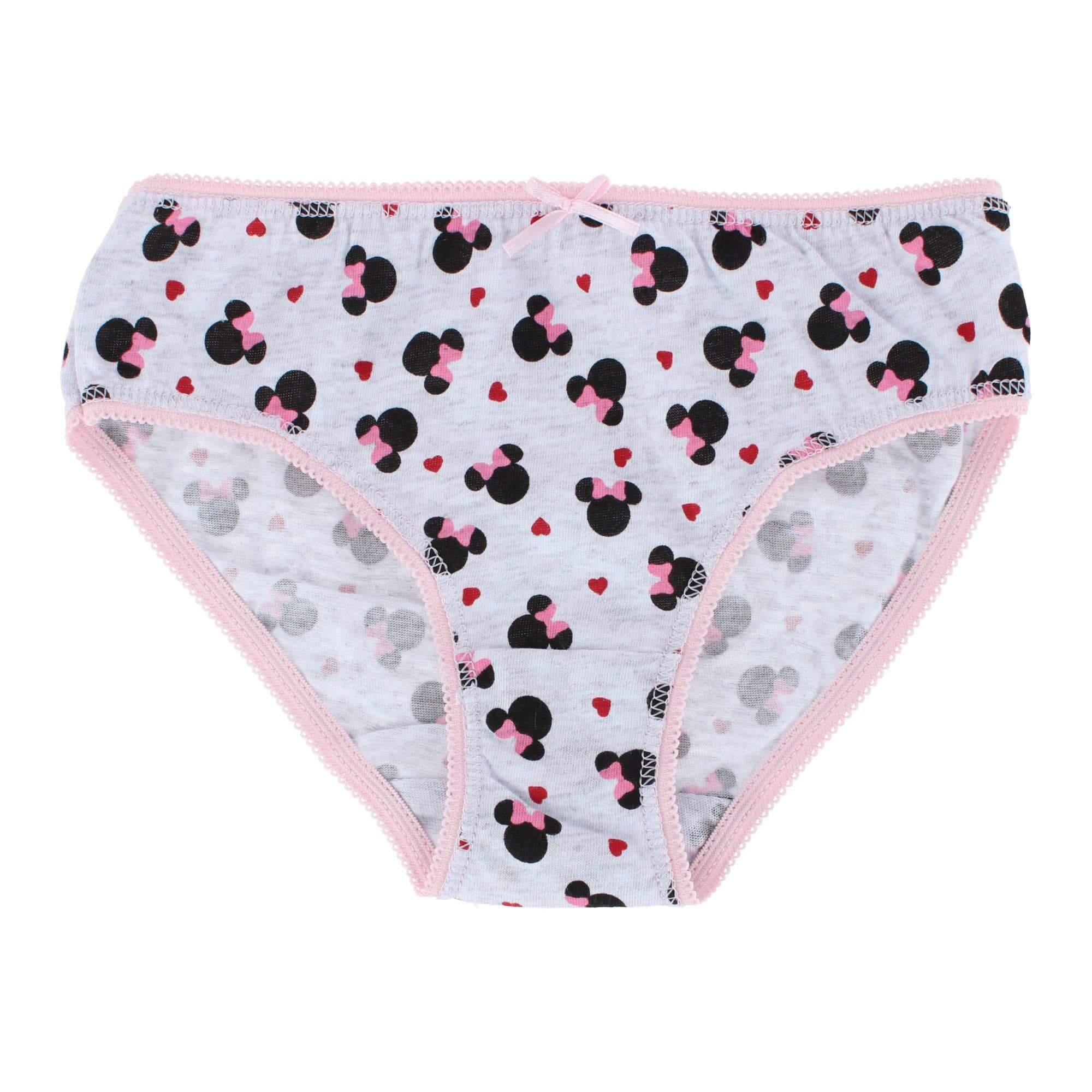 Textiel Trade Girl's Minnie Mouse Briefs (4 Pack) - Multicolor