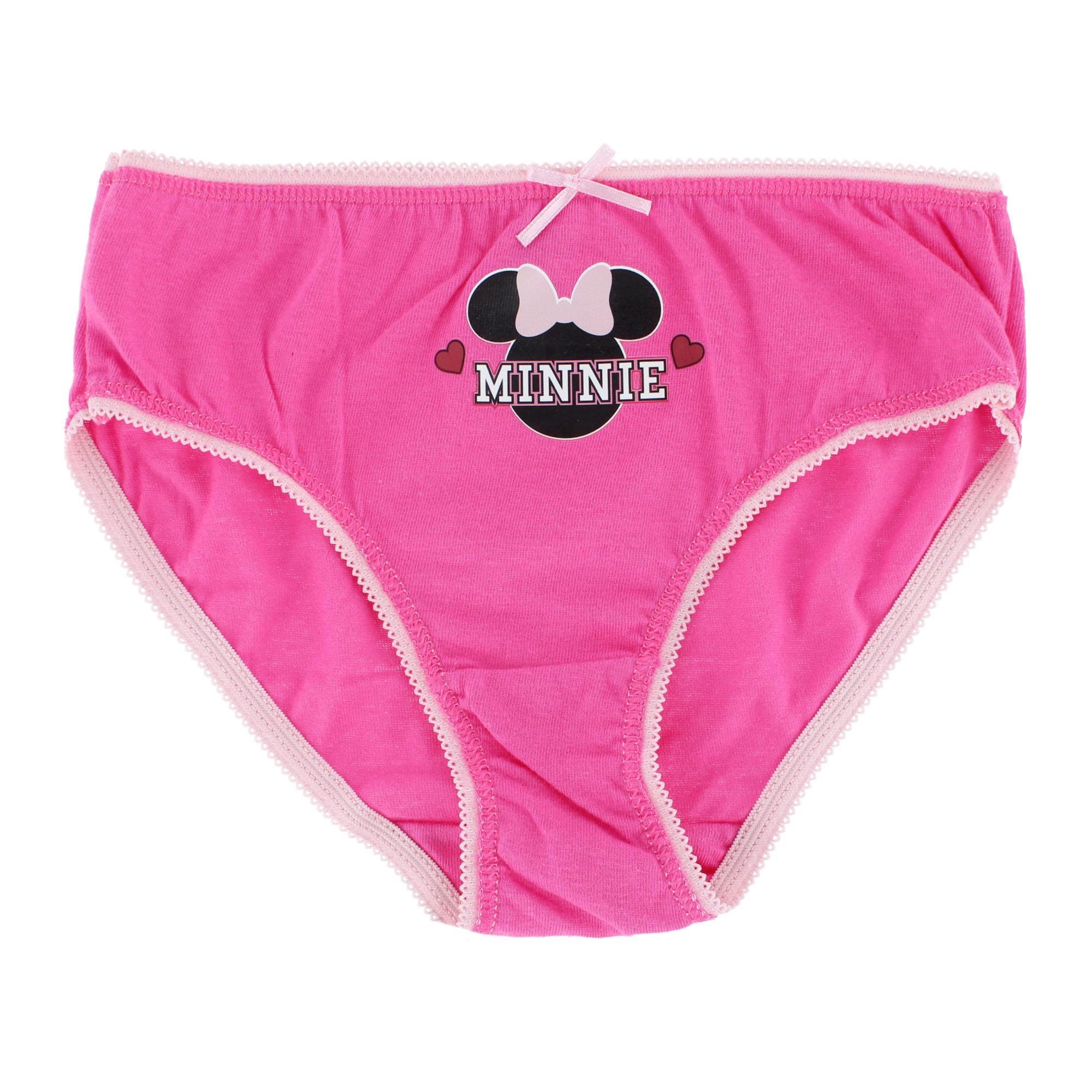 Textiel Trade Girl's Minnie Mouse Briefs (4 Pack) - Multicolor