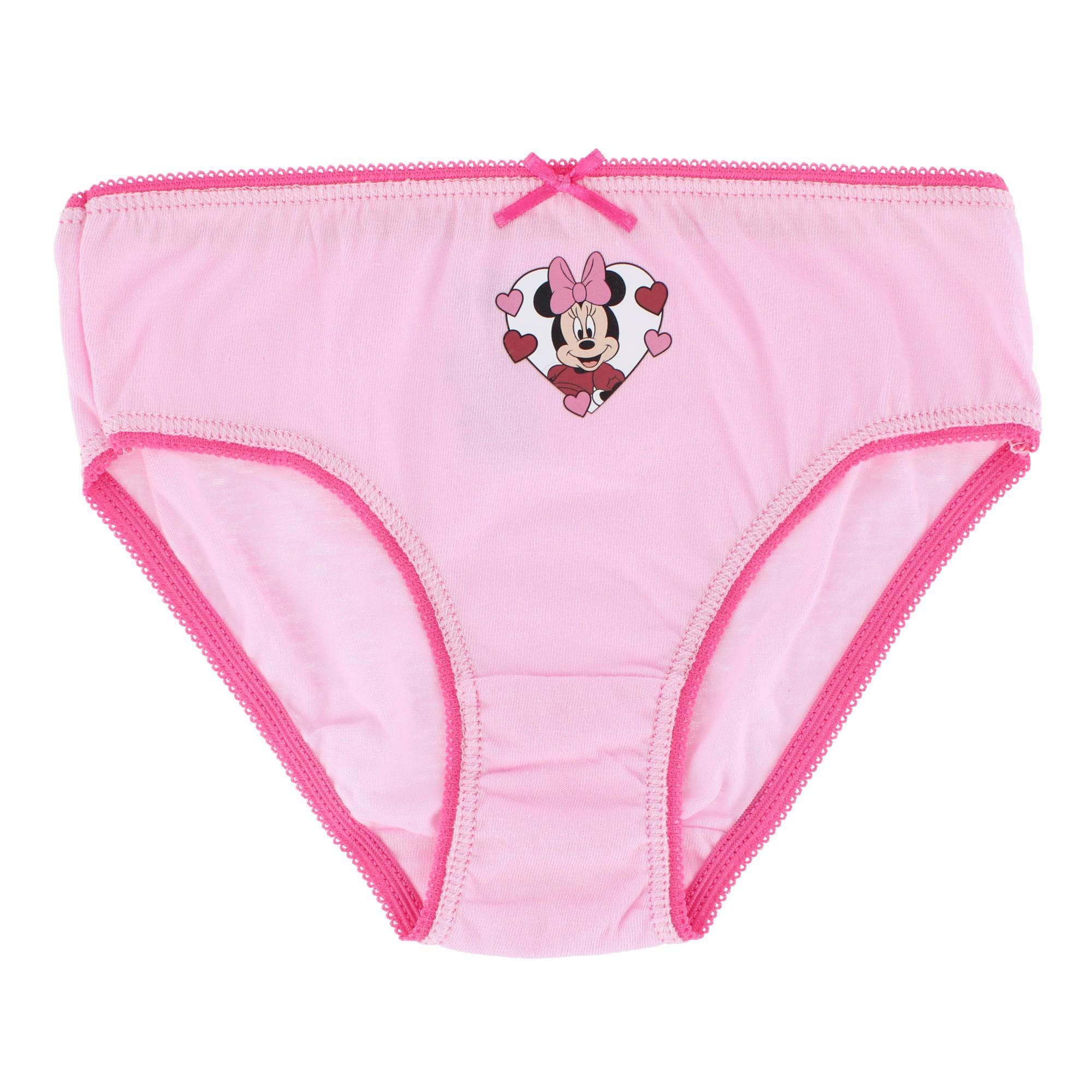 Textiel Trade Girl's Minnie Mouse Briefs (4 Pack) - Multicolor
