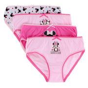 Girl's Minnie Mouse Briefs (4 Pack)