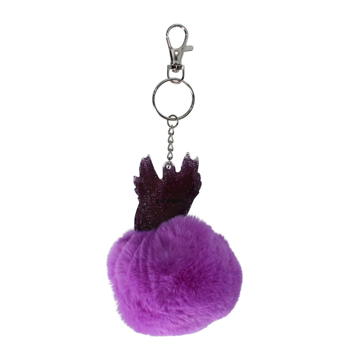 Textiel Trade Kid's My Little Pony Keyring/Bag Charm with Pompom - Purple