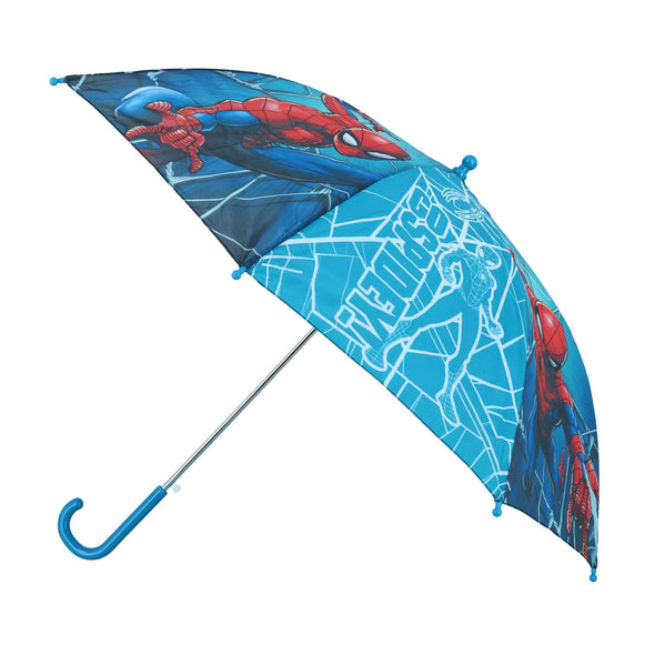 Kid's Auto Open Marvel Go Spidey Spider Man Stick Umbrella