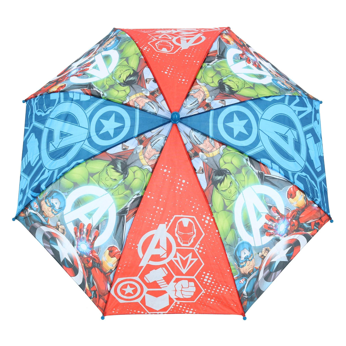 Textiel Trade Kid's Auto Open Marvel Avengers Stick Umbrella - Blue