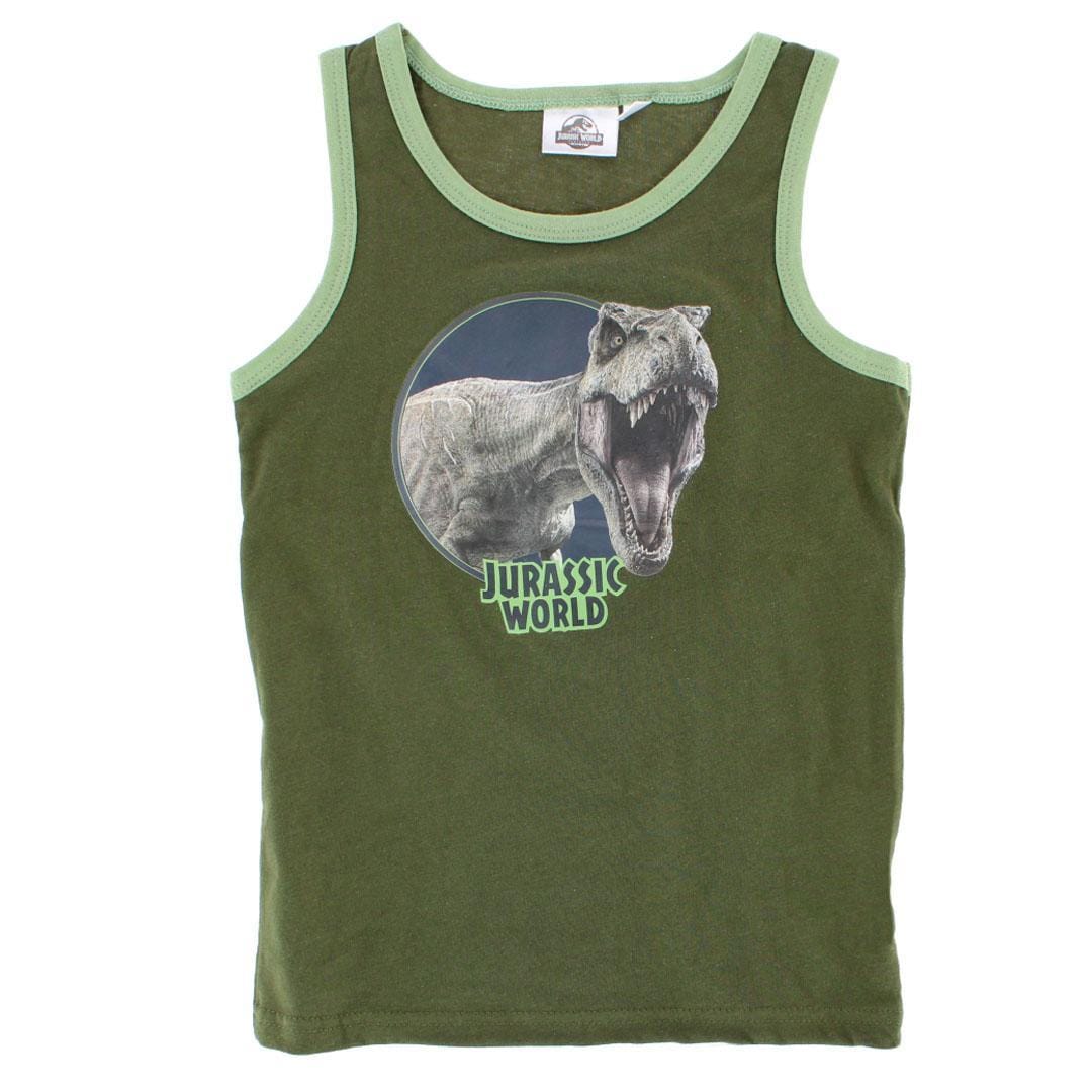 Textiel Trade Toddler Boy's Jurassic World Singlet (2 Pack) - Assorted