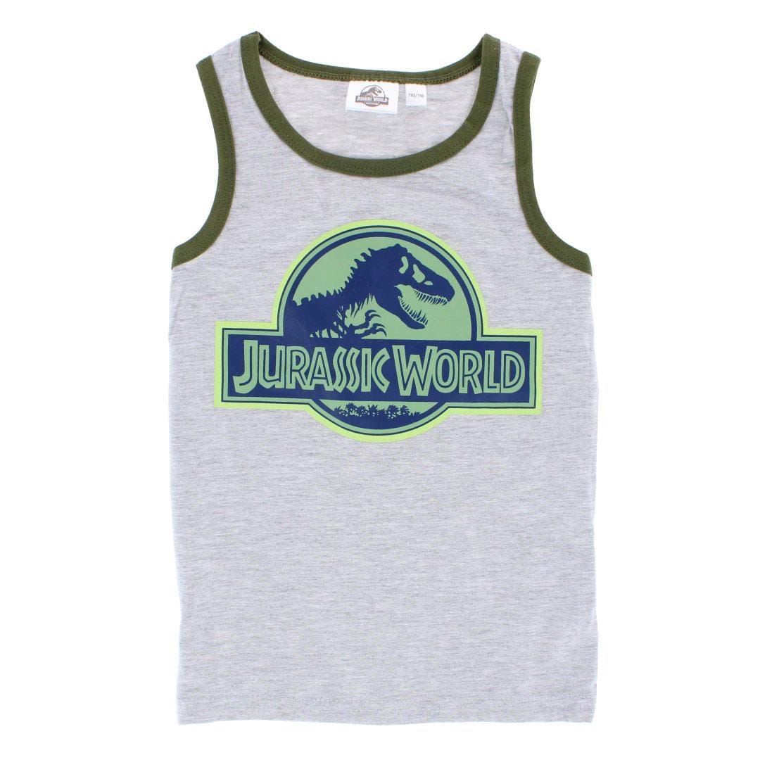 Textiel Trade Toddler Boy's Jurassic World Singlet (2 Pack) - Assorted