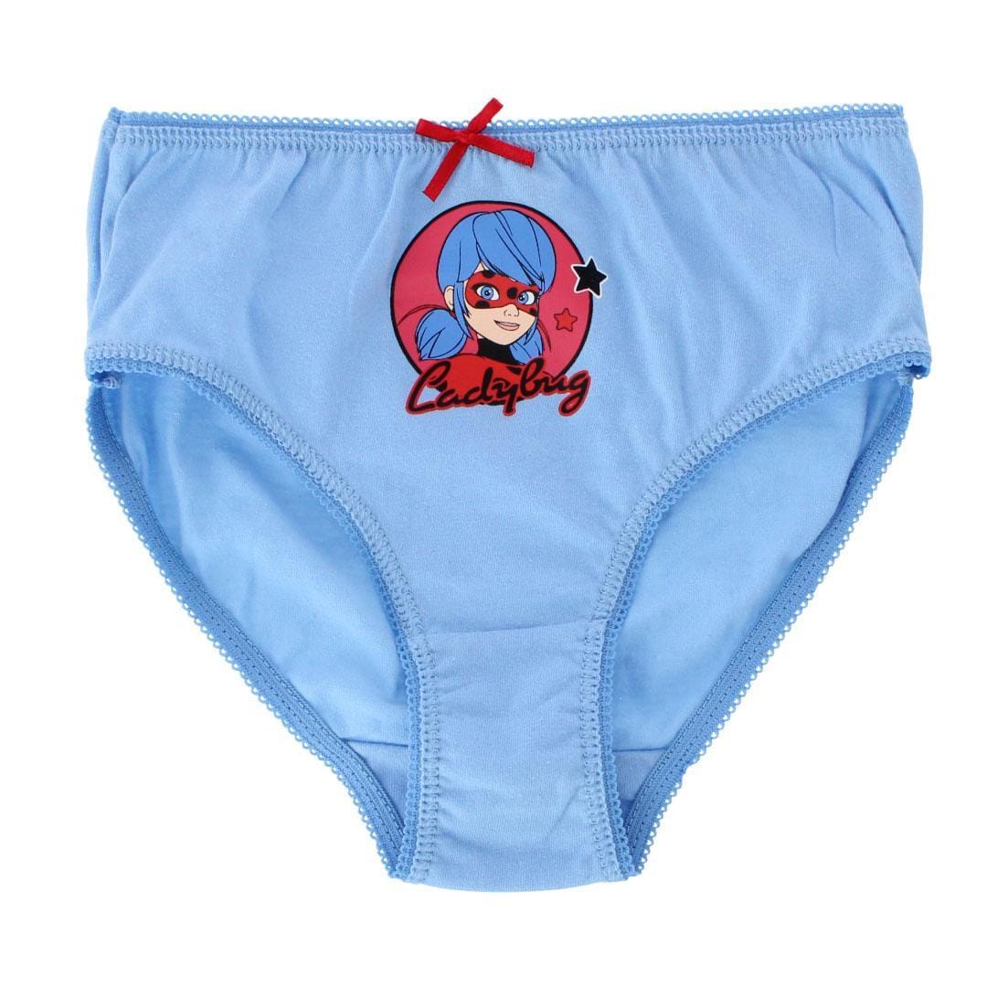 Textiel Trade Girl's Miraculous Ladybug Briefs (3 Pack) - Assorted
