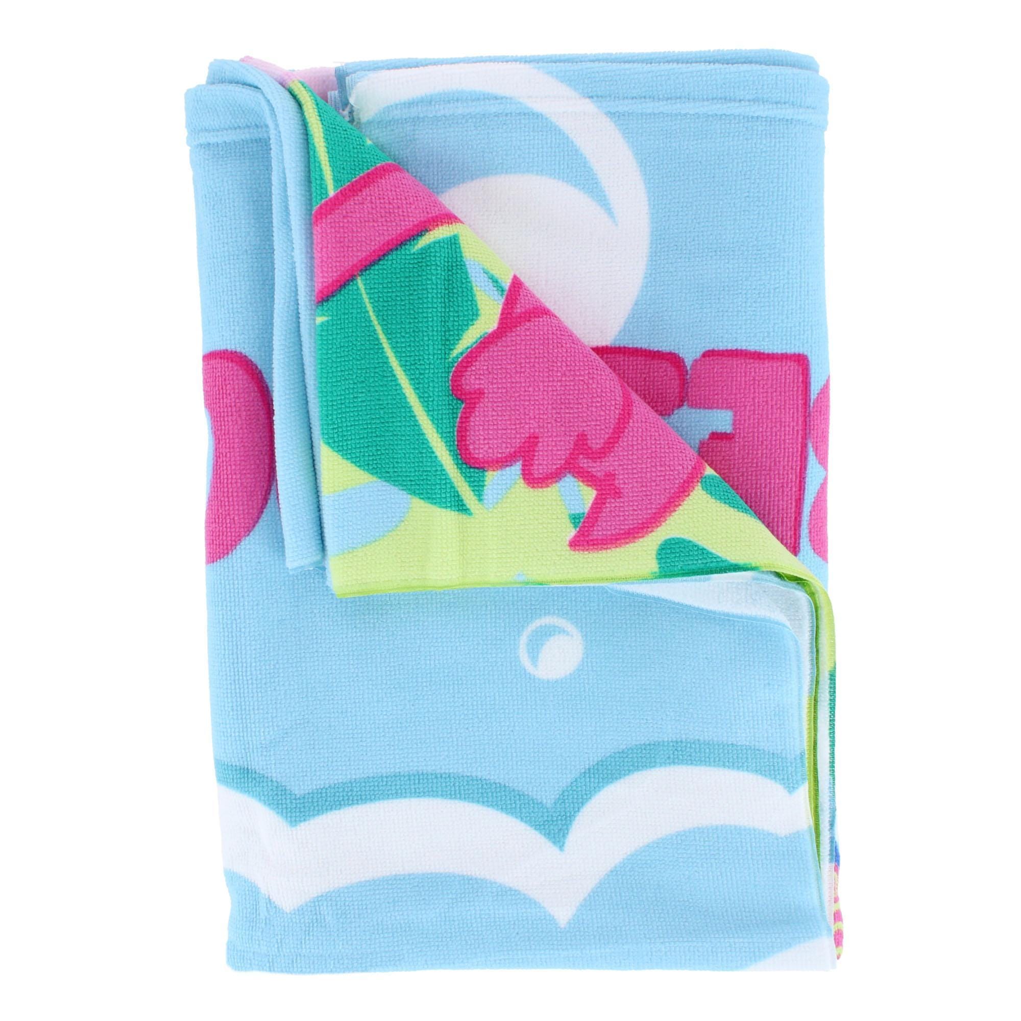 Textiel Trade Girl's Peppa Pig and George Beach Towel - Multi