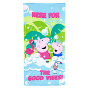Girl's Peppa Pig and George Beach Towel