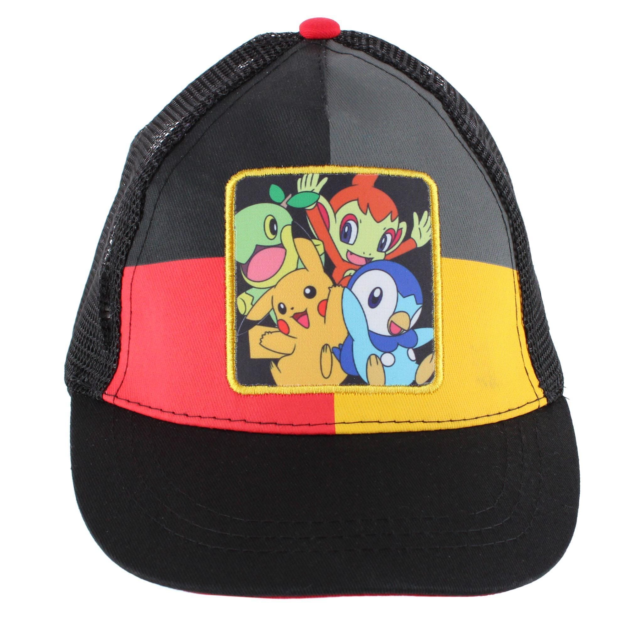 Textiel Trade Boy's Pokemon Snap Back Mesh Cap - Black
