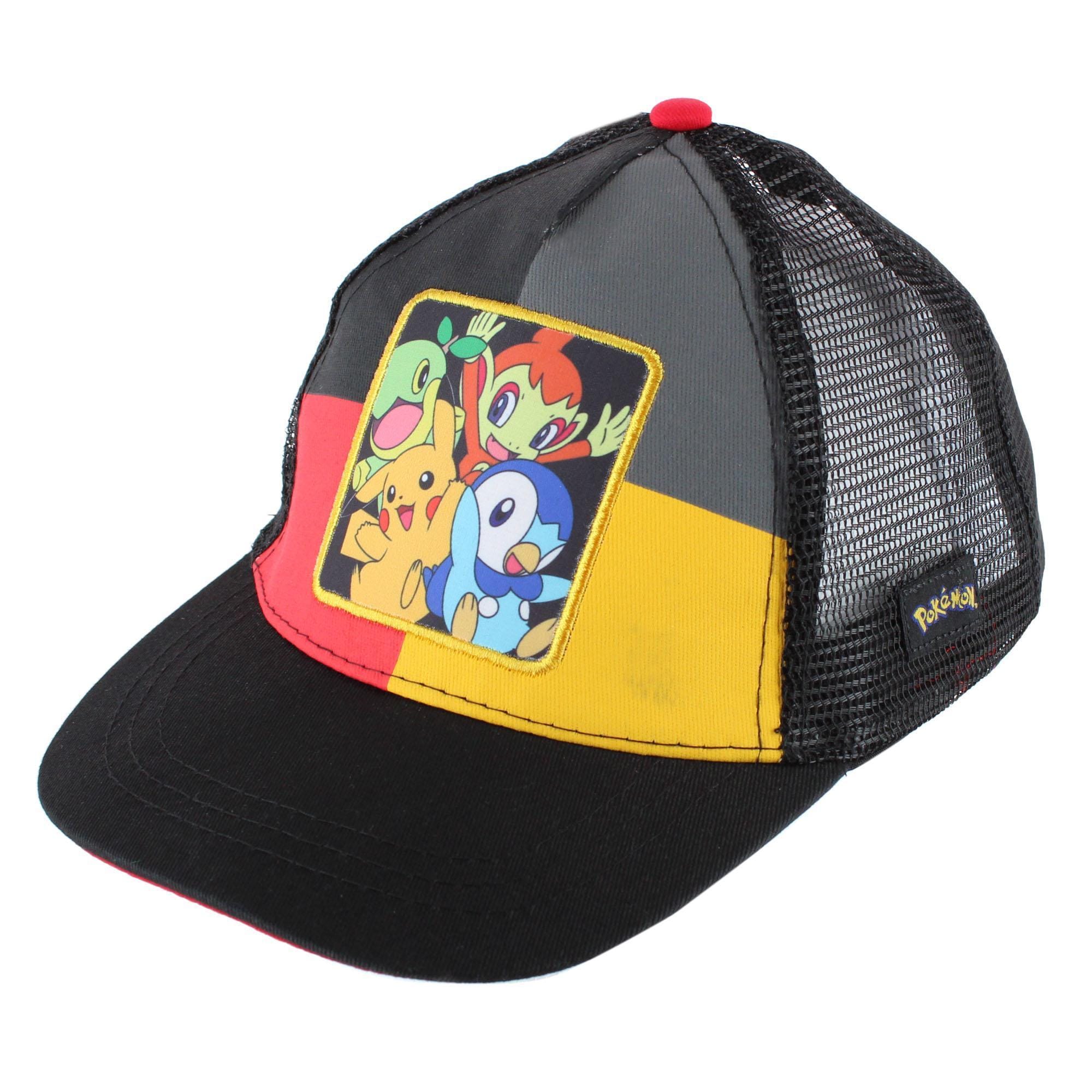 Textiel Trade Boy's Pokemon Snap Back Mesh Cap - Boy's Pokemon Snap Back Mesh Cap