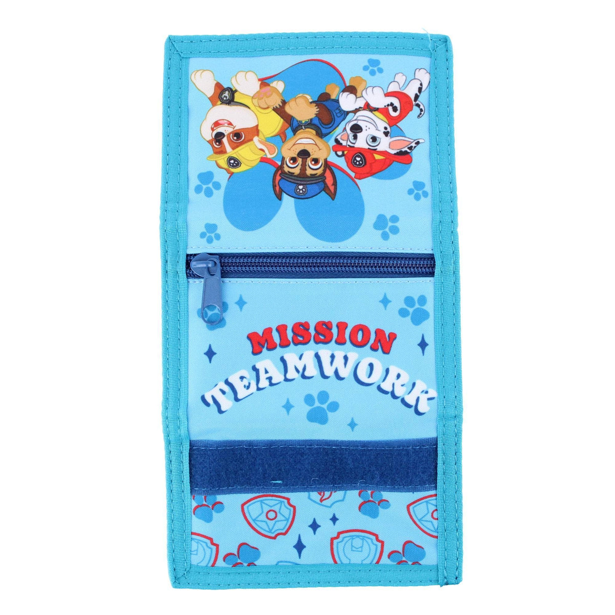 Textiel Trade Nickelodeon's Kid's Paw Patrol Puppy Power Tri-Fold Wallet - Blue
