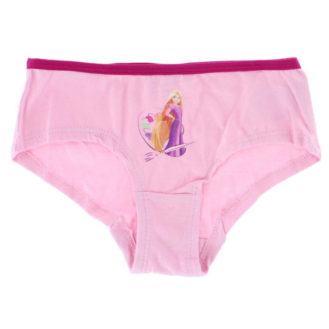 Textiel Trade Girl's Princess Assorted Briefs (3 Pack) - Pink