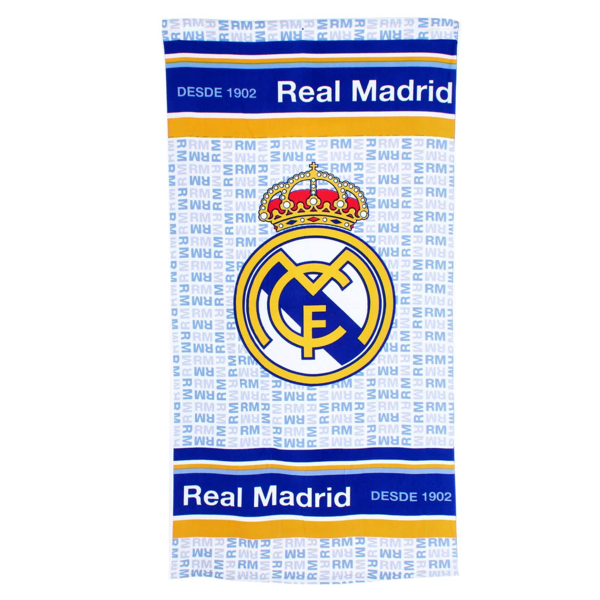 Textiel Trade Kids' Real Madrid Soccer Club Beach Towel - Kids' Real Madrid Soccer Club Beach Towel