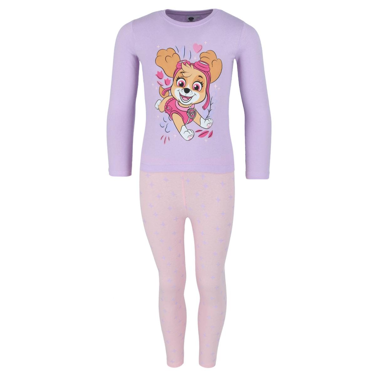 Textiel Trade Girl's Nickelodeon Paw Patrol Skye Long Sleeve w/ Pants Pajama Set - Pink