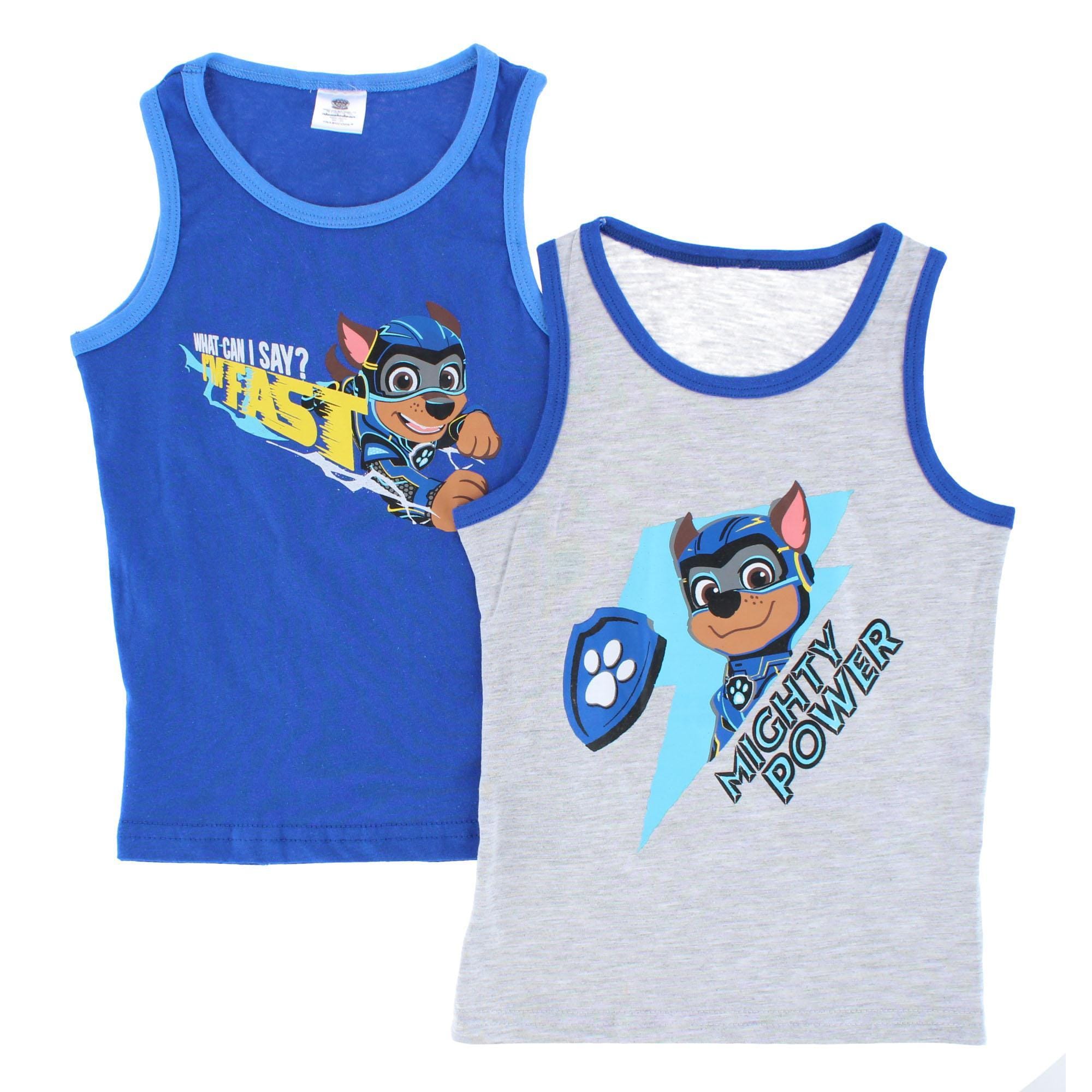 Textiel Trade Boy's Paw Patrol Singlet (2 Pack) - Multicolor