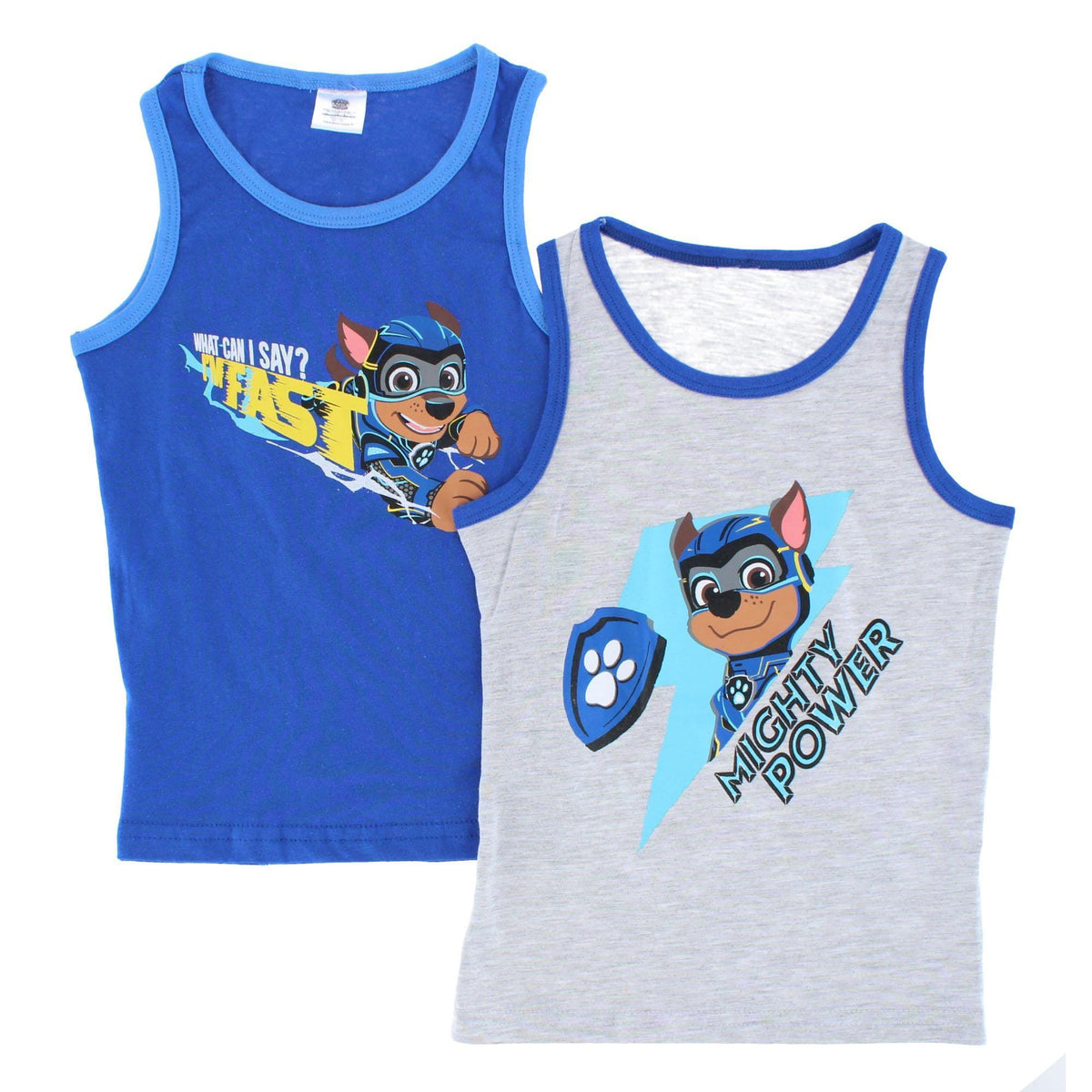 Textiel Trade Boy's Paw Patrol Singlet (2 Pack) - Boy's Paw Patrol Singlet (2 Pack)