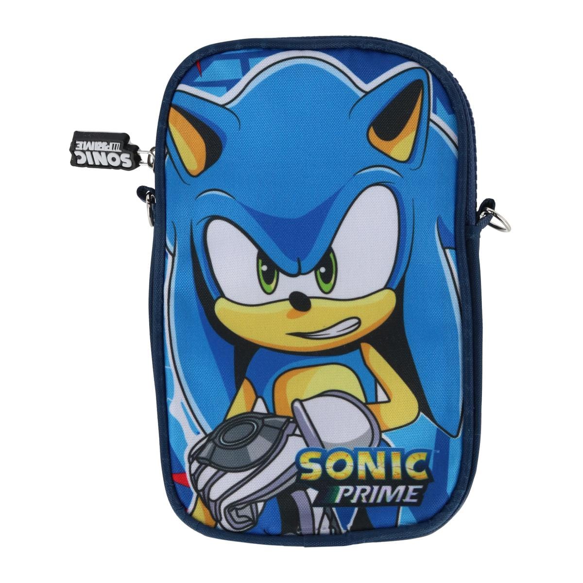 Textiel Trade Boys Sonic the Hedgehog Crossbody Phone Bag - Navy