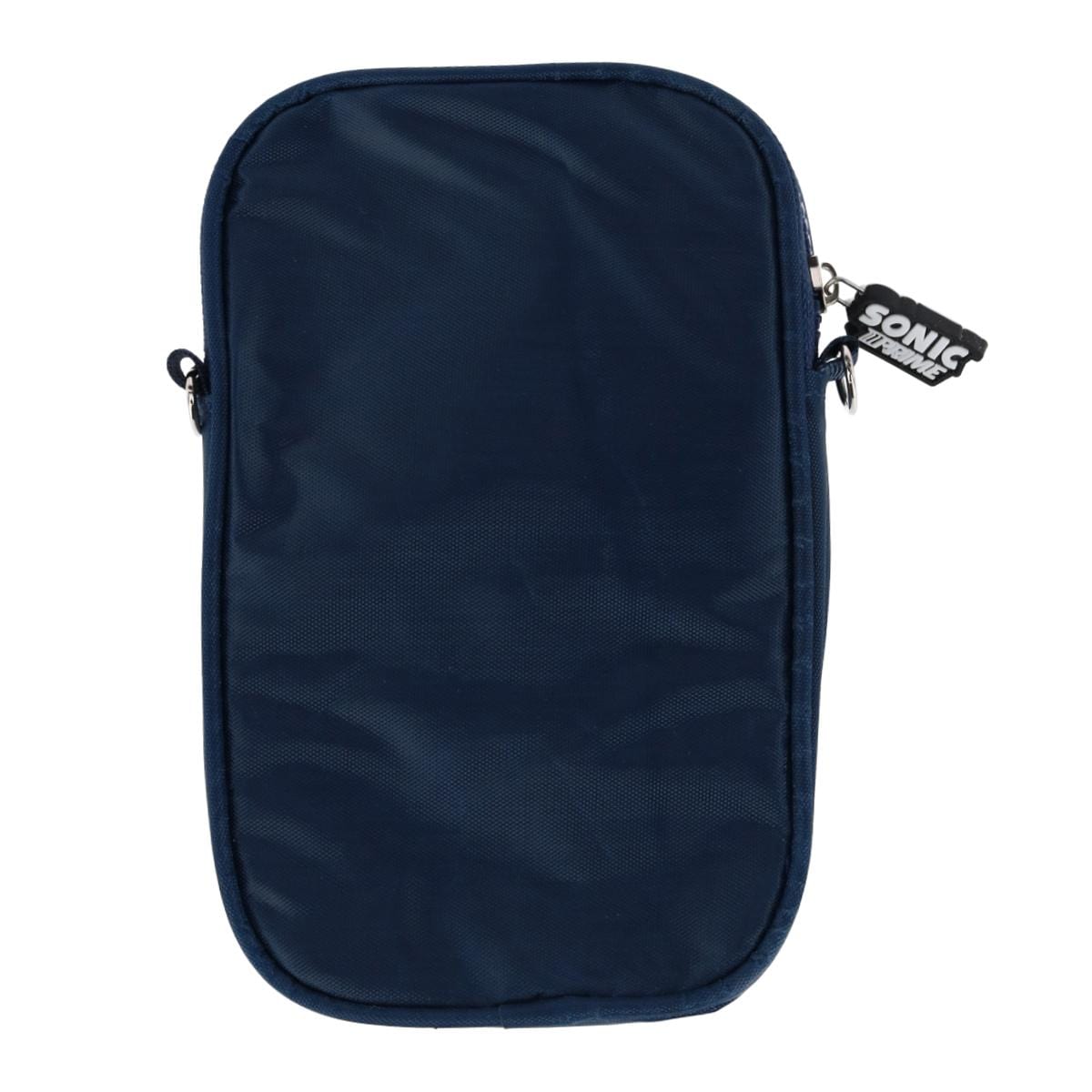 Textiel Trade Boys Sonic the Hedgehog Crossbody Phone Bag - Navy