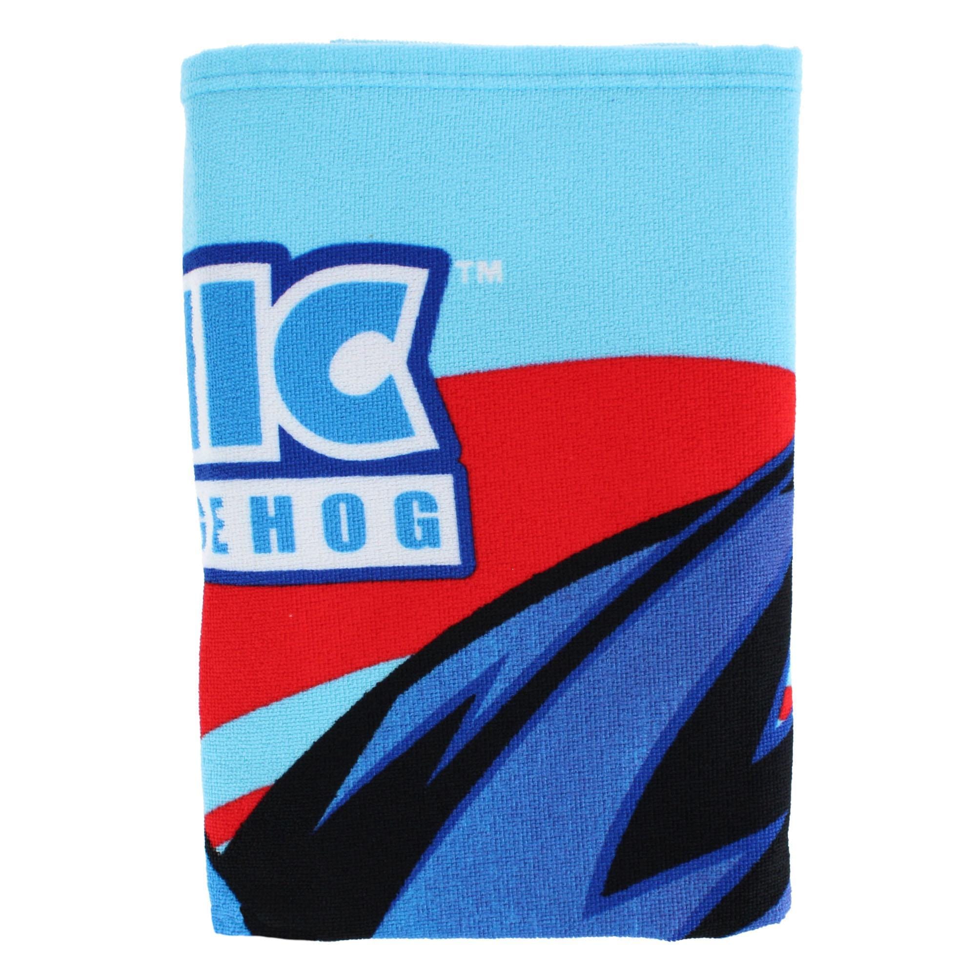 Textiel Trade Boy's Sonic the Hedgehog Beach Towel - Blue