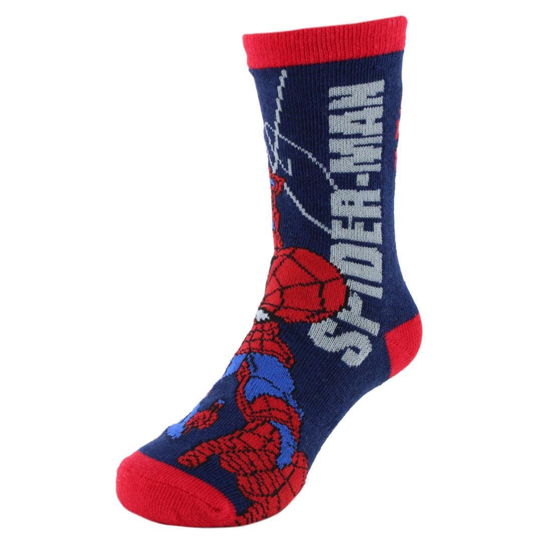 Textiel Trade Boy's Marvel Spider Man's New Day Novelty Socks (3 Pairs) - Blue